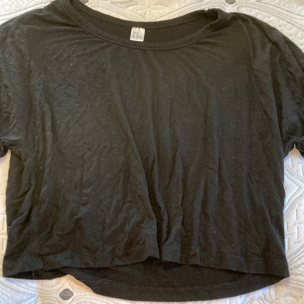 Black crop top from von Maur